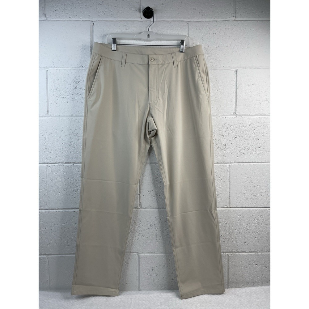 Footjoy Golf Pants Mens Size 36x31 Beige Athletic Fit Stretch FJ